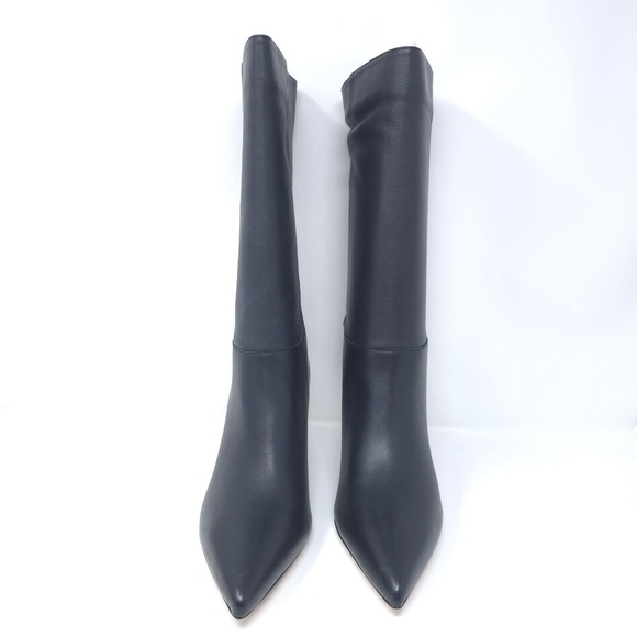 Lauren Ralph Lauren Leannah Black Nappa Leather Boots - Picture 2 of 12